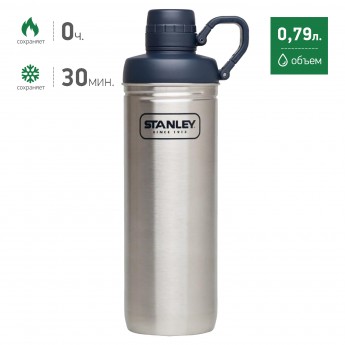 Бутылка для воды STANLEY ADVENTURE 0,79L 10-02113-002 стальной Бутылка для воды STANLEY ADVENTURE 0,79L 10-02113-002 стальной