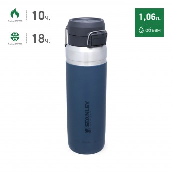 Термобутылка STANLEY GO QUICK FLIP 1,06L 10-09150-068 синий