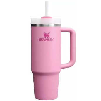 Термокружка STANLEY QUENCHER H2.0 0,88L (10-11912-064) с трубочкой, пионовая