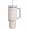 Термокружка STANLEY QUENCHER H2.0 1,18L () с трубочкой, розовая 10-11913-089