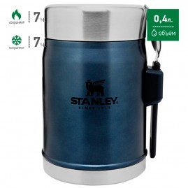Термос для еды STANLEY CLASSIC 0,4L 10-09382-006 синий Термос для еды STANLEY CLASSIC 0,4L 10-09382-006 синий