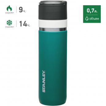 Термокружка STANLEY CERAMIVAC 0,7L 10-03108-010 бирюзовый Термокружка STANLEY CERAMIVAC 0,7L 10-03108-010 бирюзовый